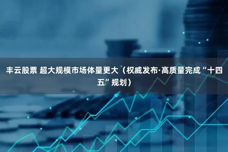 丰云股票 超大规模市场体量更大（权威发布·高质量完成“十四五”规划）