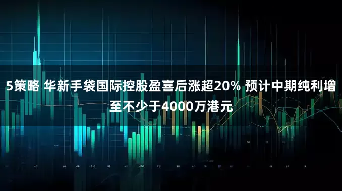 5策略 华新手袋国际控股盈喜后涨超20% 预计中期纯利增至不少于4000万港元